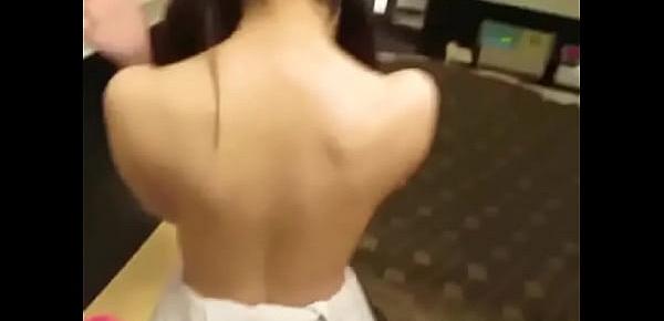  Petite Asian college girl fucks for money in a hotel